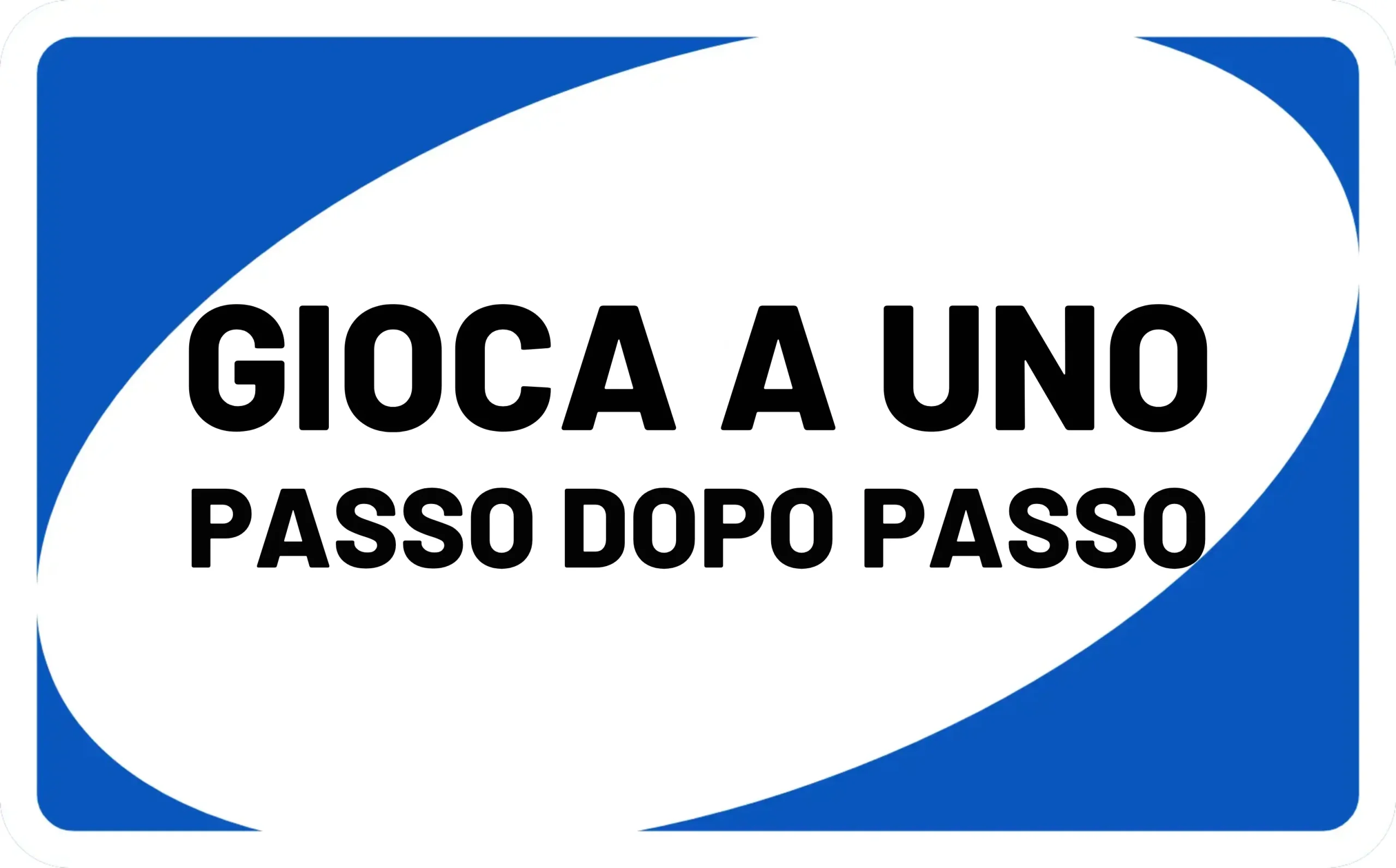 Gioca a Uno passo dopo passo carta blu