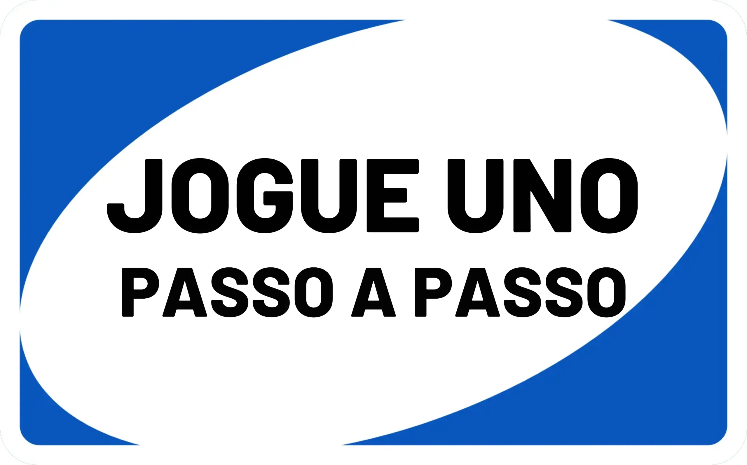 Jogue UNO passo a passo em azul