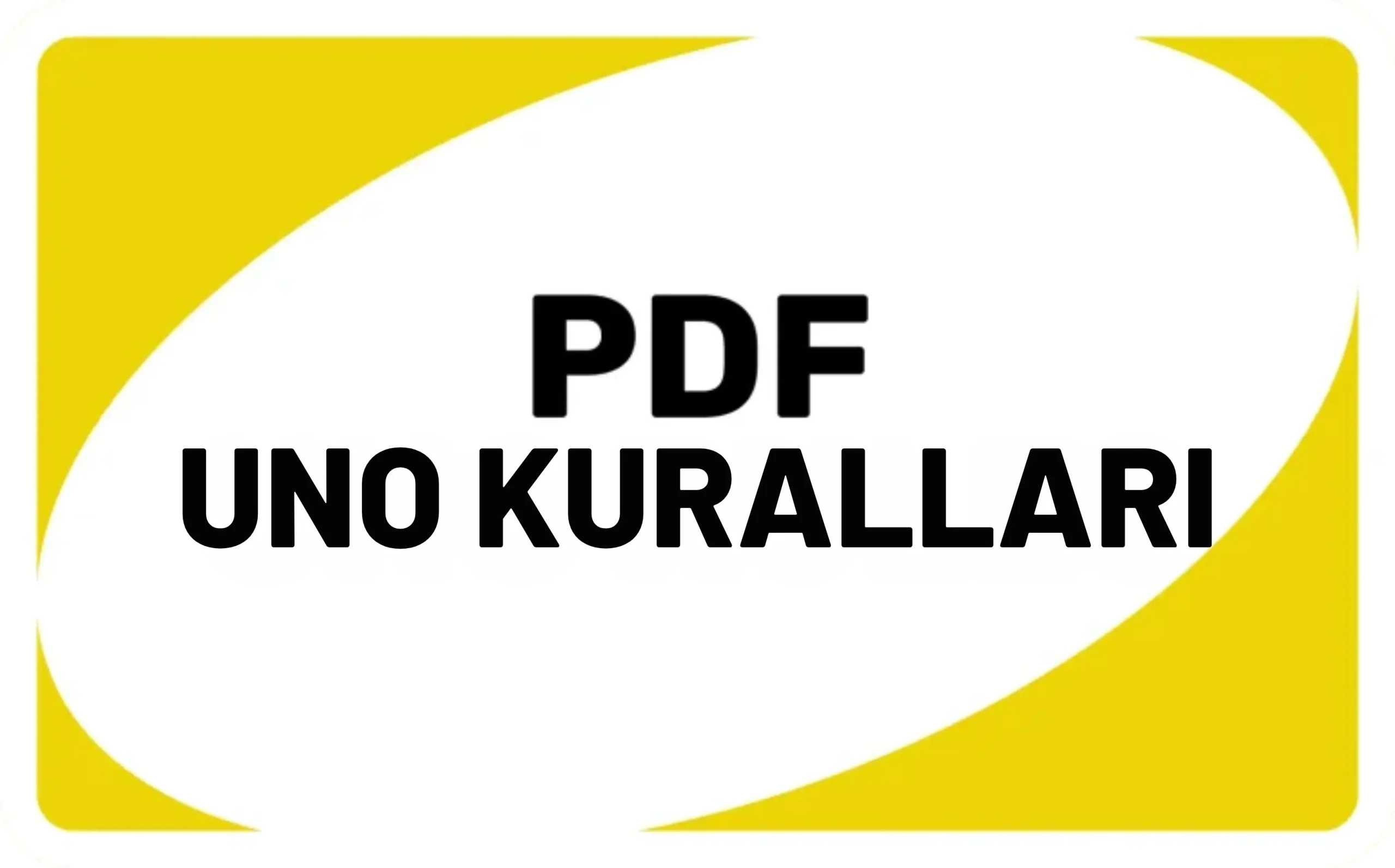 pdf uno kuralları sarı kart
