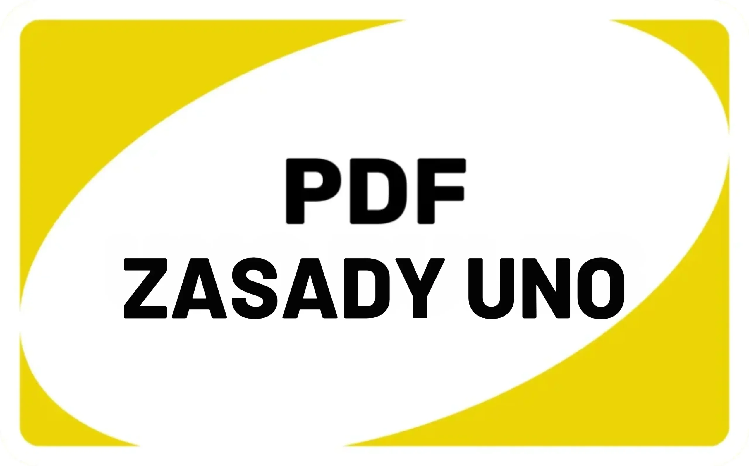 pdf zasady uno zółta karta