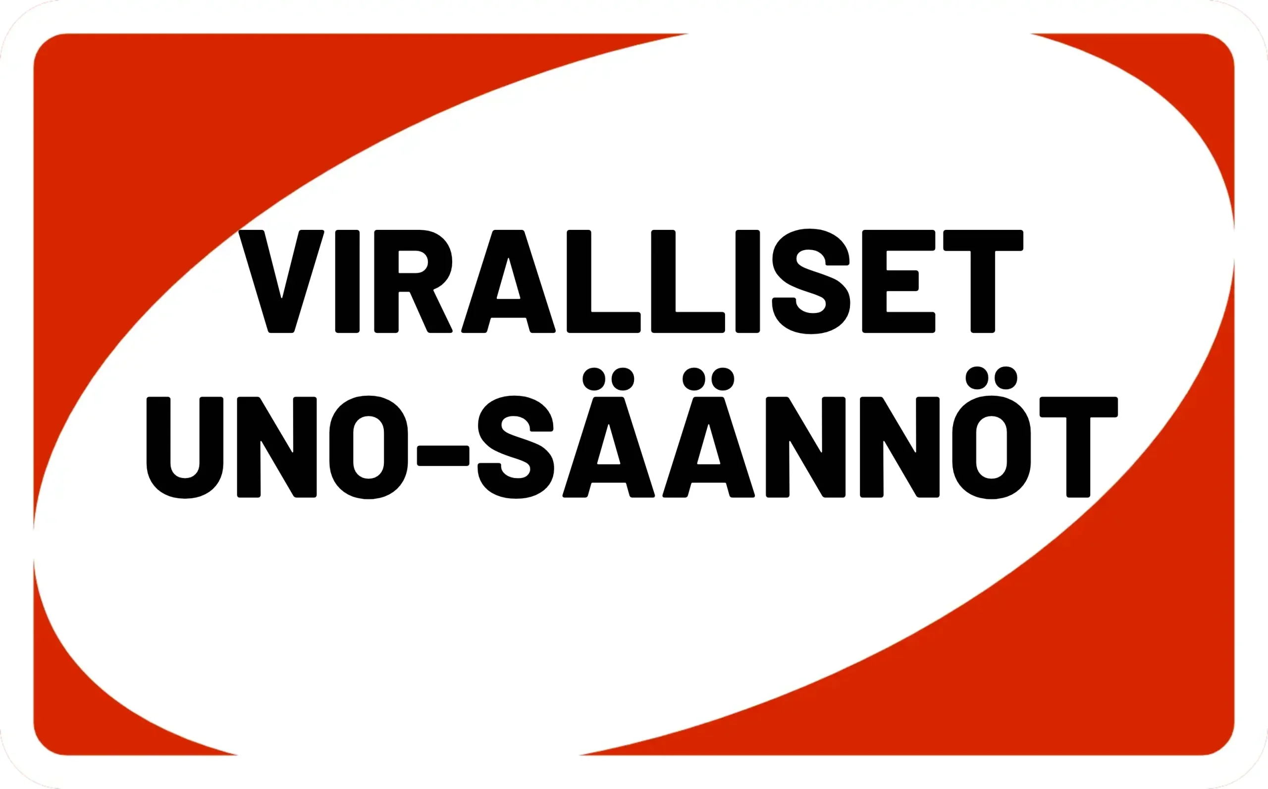 Viralliset Uno-säännöt – punainen kortti